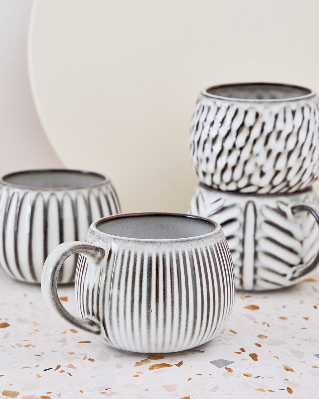 Arto - tazza 40 cl, a righe