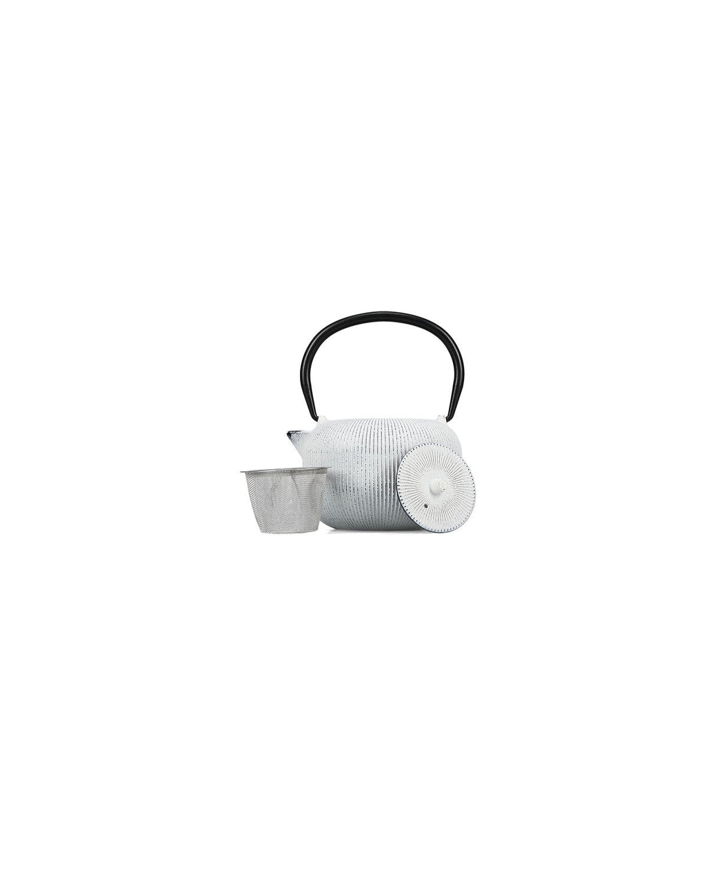 Sencha - Teiera 70 cl, bianca a righe