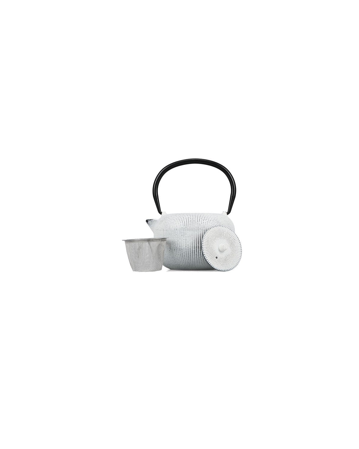 Sencha - Teiera 70 cl, bianca a righe