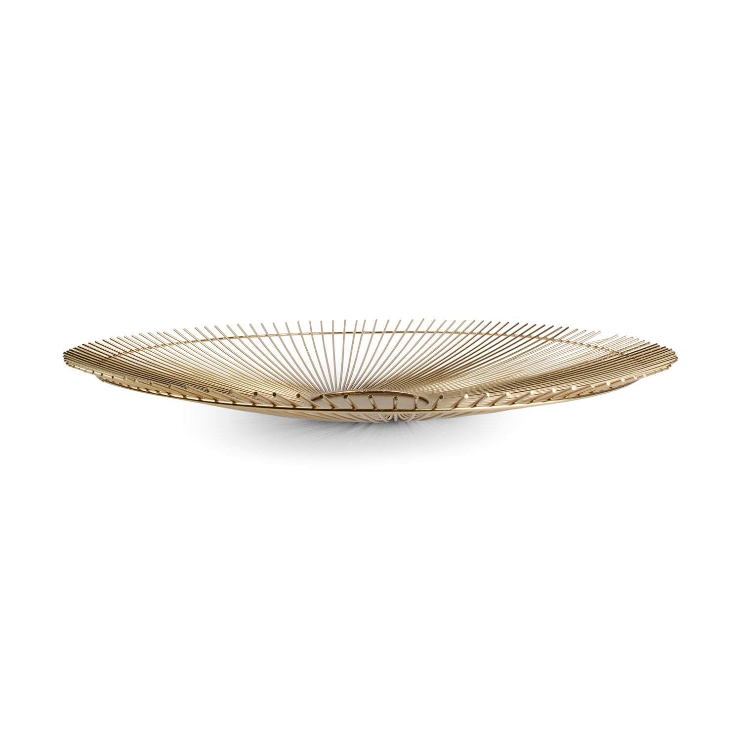 Iris L - Svuota tasche in filo metallico oro