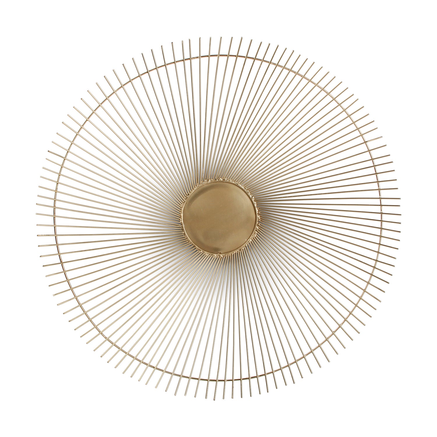Iris L - Svuota tasche in filo metallico oro