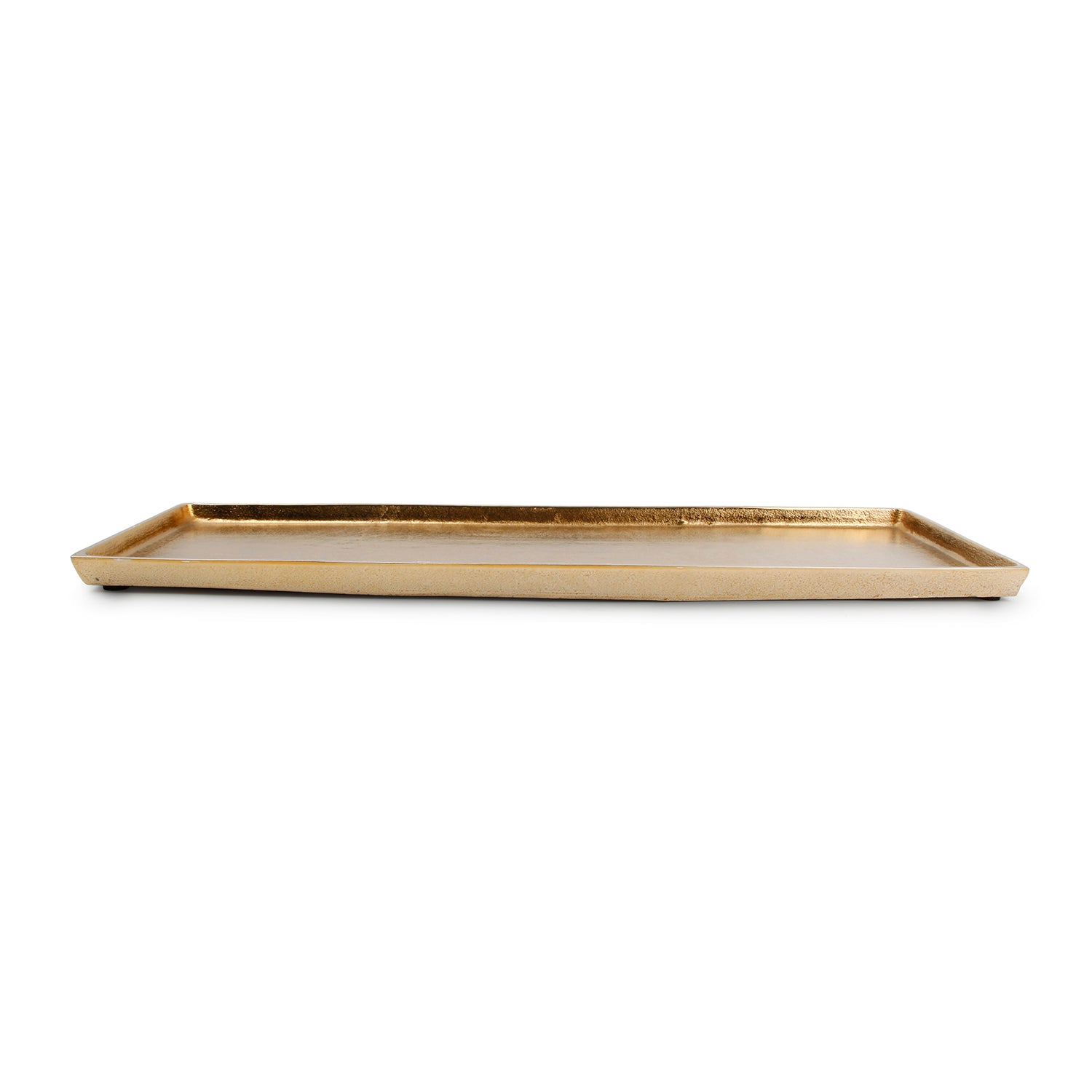 Charm - Vassoio decorativo oro, 48,5 x 16 cm