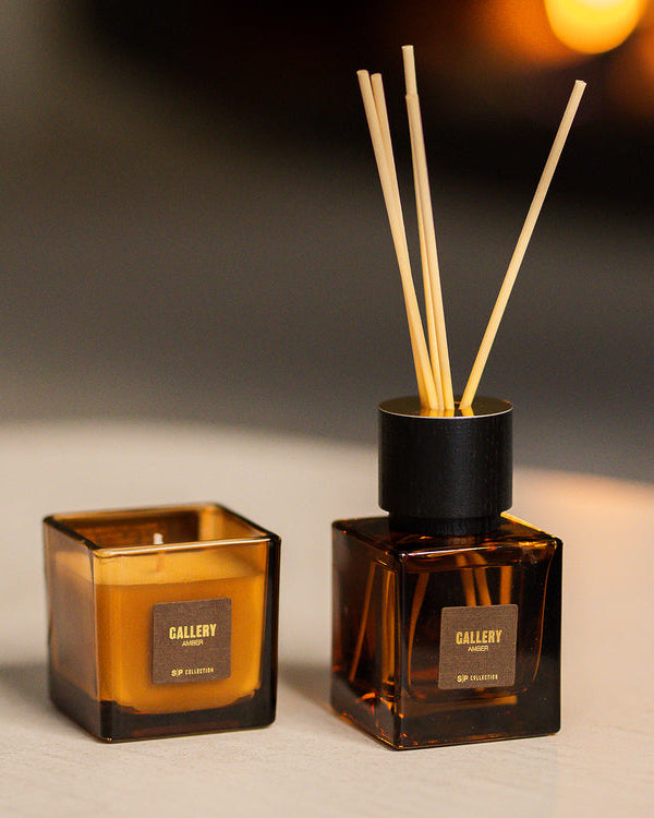 Gallery S - Diffusore a bastoncini 120 ml Amber