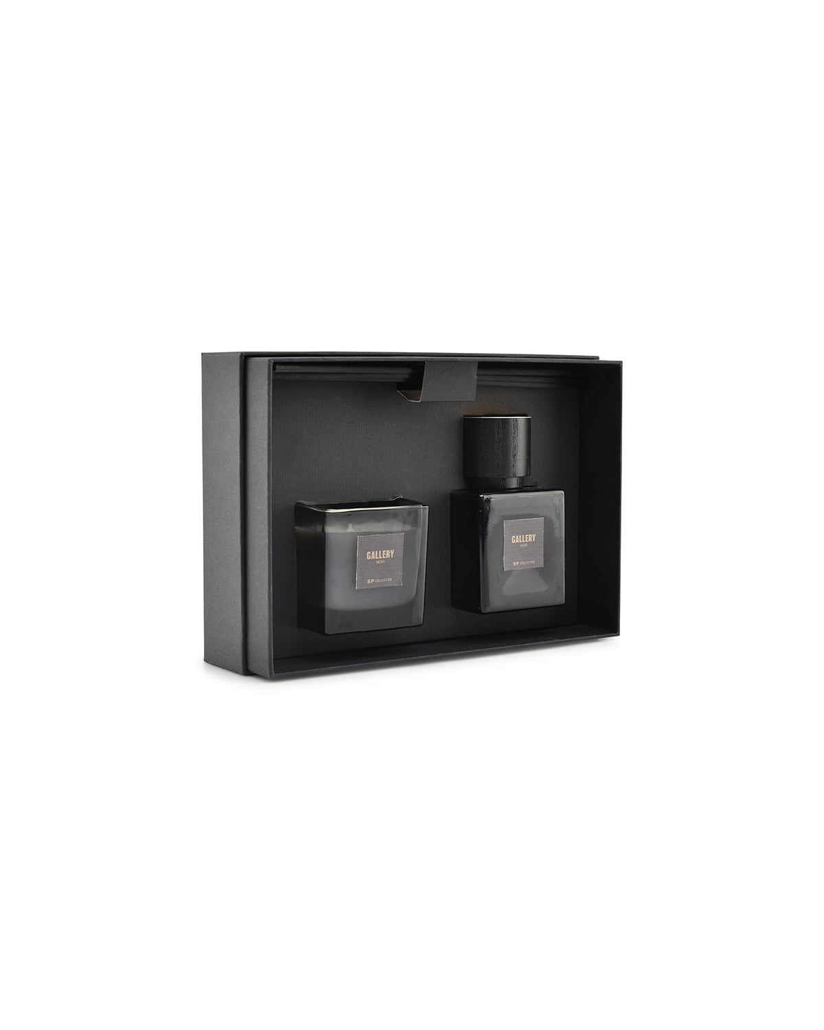 Gallery - Set regalo candela e diffusore a bastoncini Noir