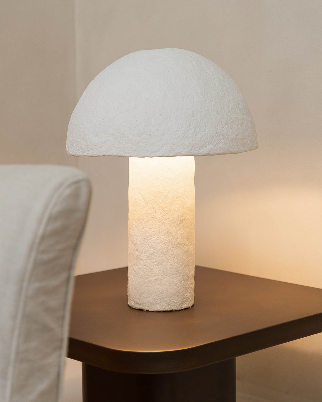 Nome - Lampada da tavolo bianca, 36xH47,5cm