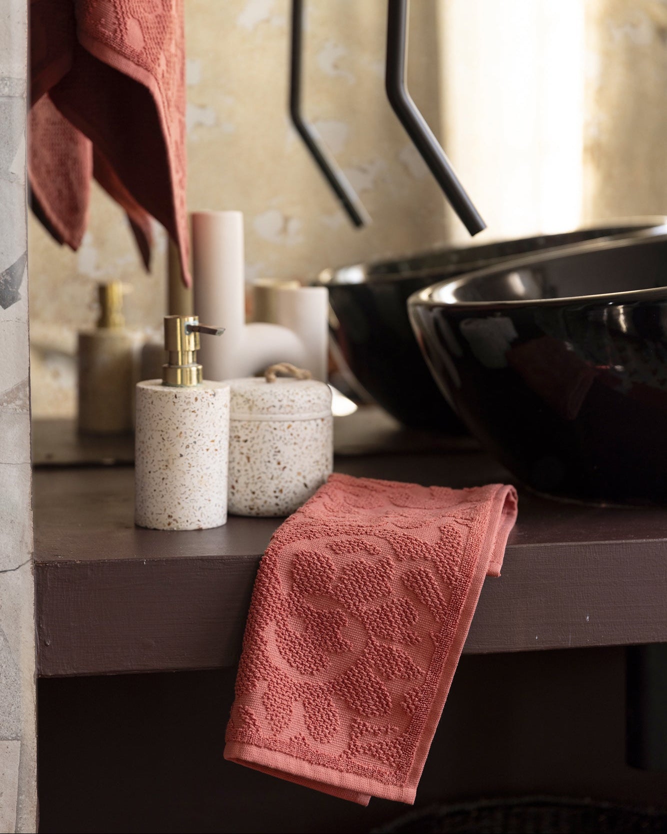 Asciugamano ospite Gilda Sienne 30 X 50