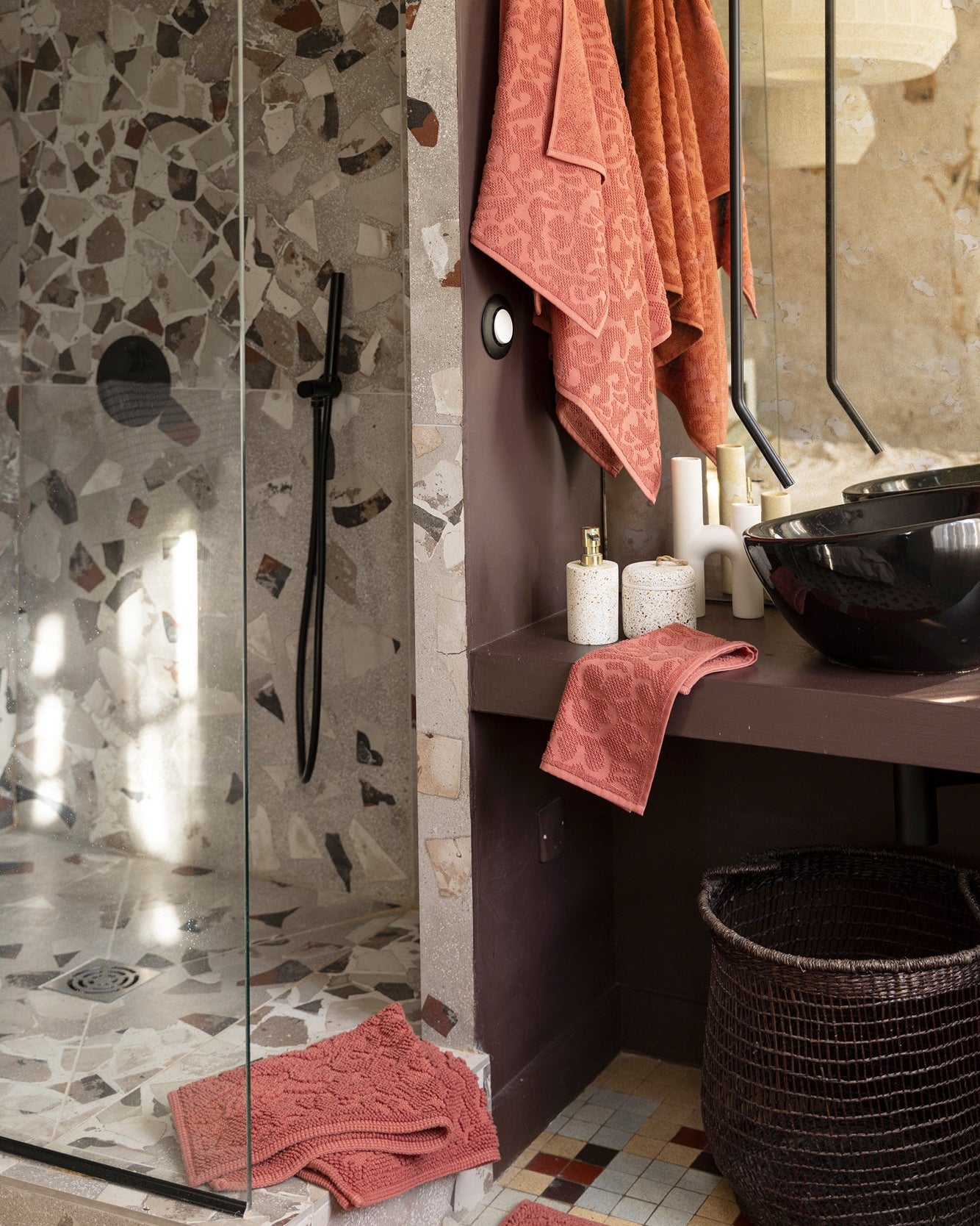 Asciugamano ospite Gilda Sienne 30 X 50