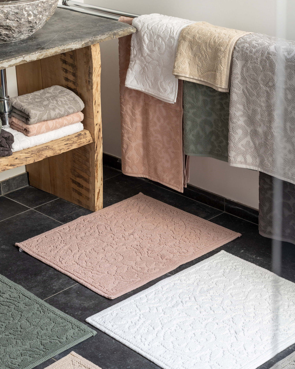 Asciugamano ospite Gilda Perle 30 X 50