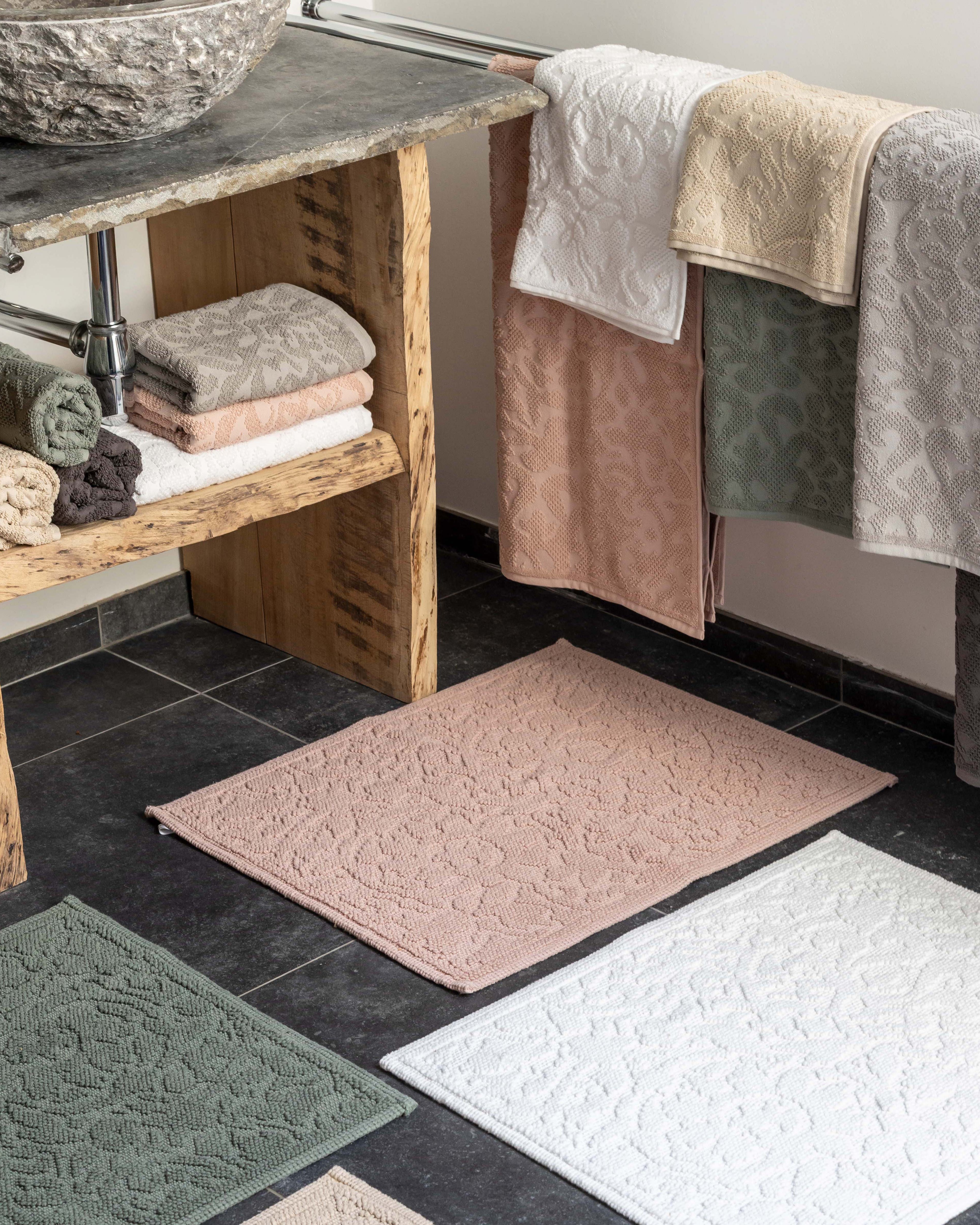 Asciugamano da bagno Gilda Aubepine 90 X 150