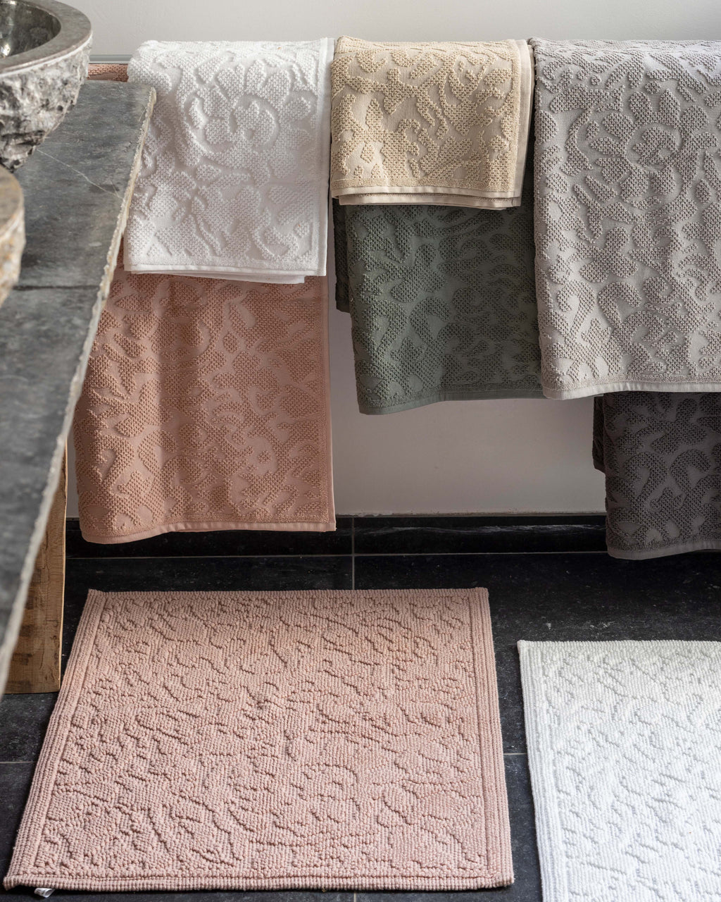 Asciugamano da bagno Gilda Aubepine 90 X 150