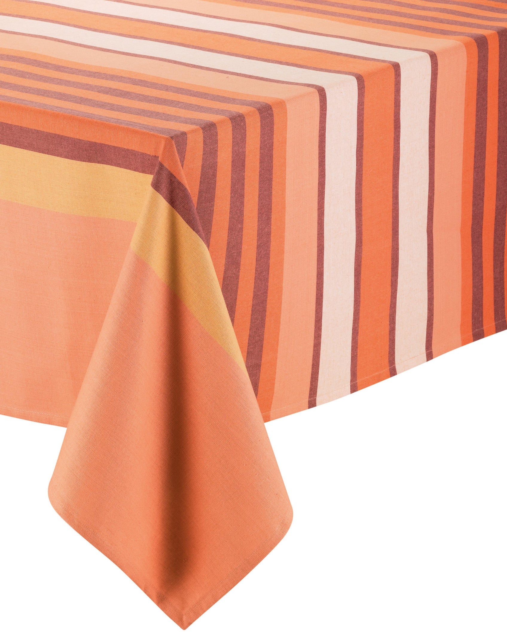 Tovaglia riciclata spalmata Yuna Terracotta 170 X 250