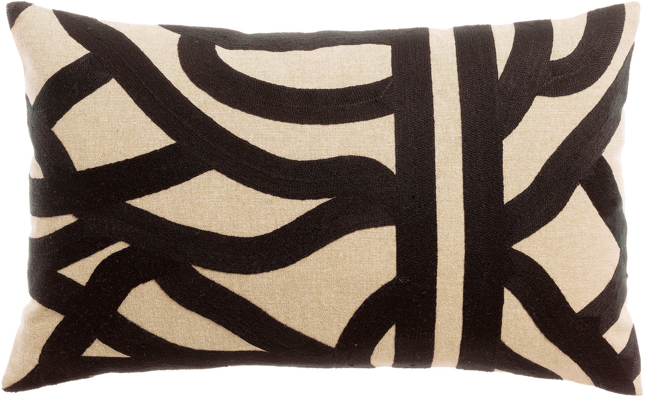 Cuscino ricamato Ezia Ombre 30 X 50