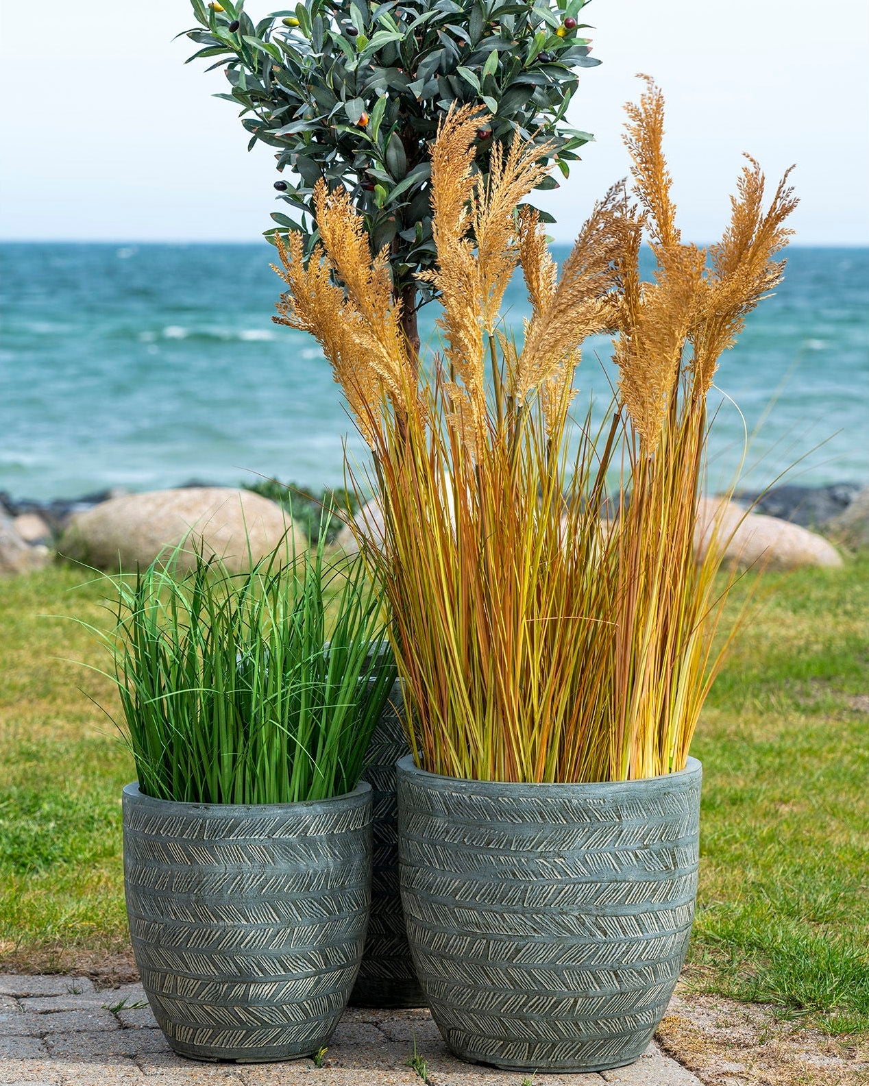 Sor - Erba di sorgo artificiale, 110 cm