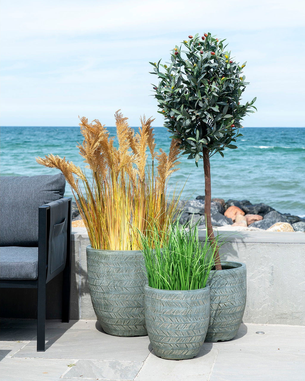 Pampa -Erba Poa artificiale, 68 cm