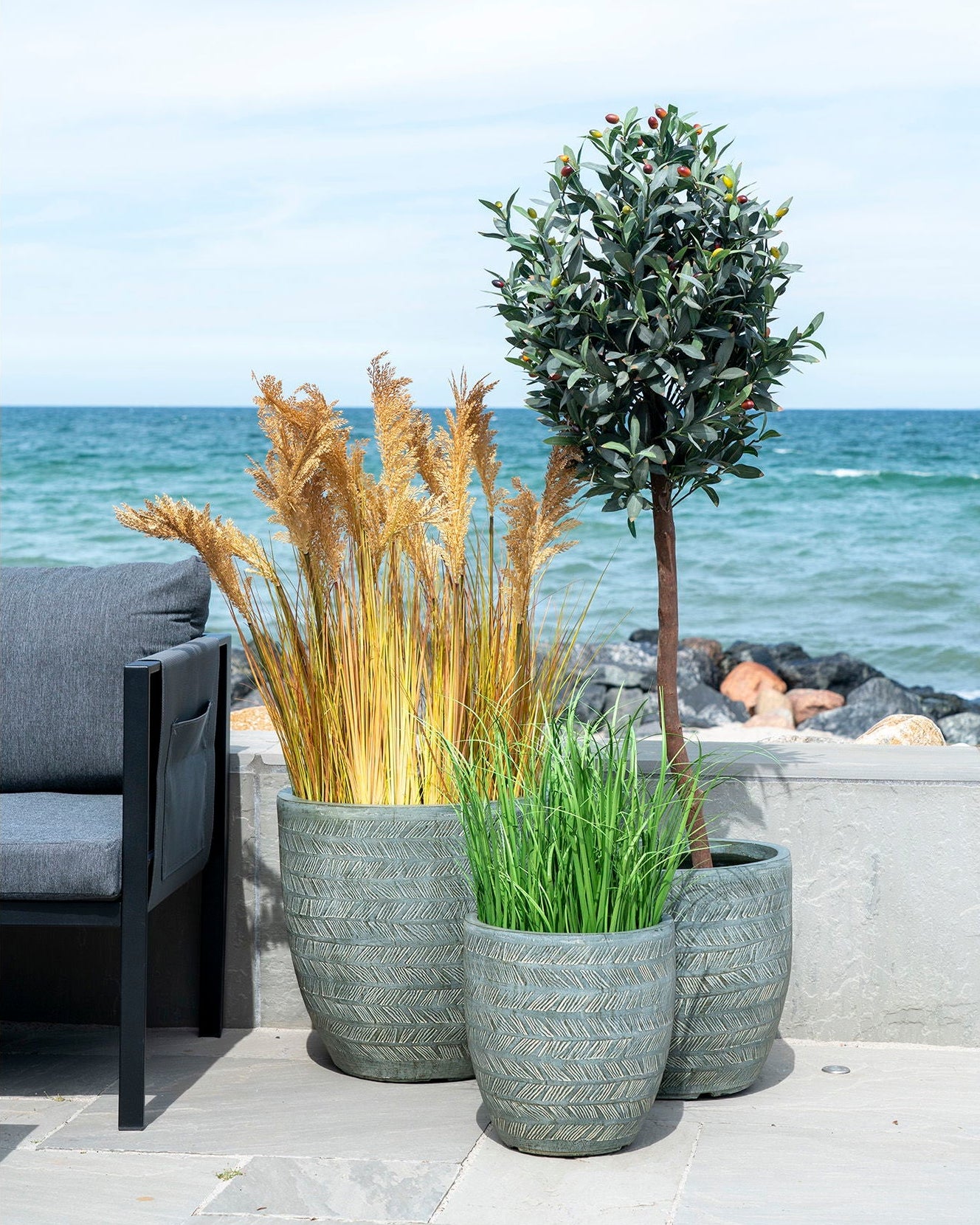 Pampa -Erba Poa artificiale, 68 cm