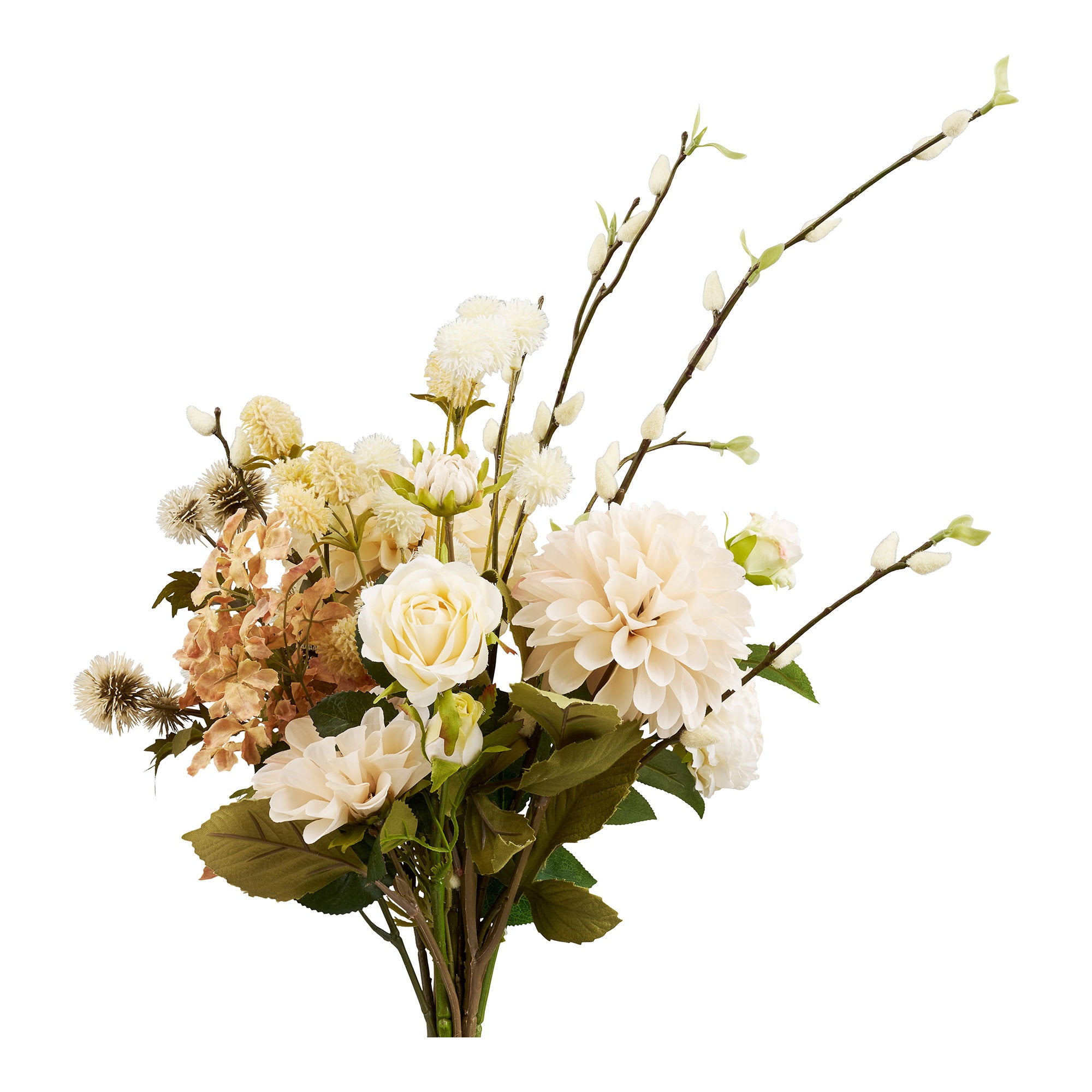 Caffè Latte - Bouquet, fiori artificiali, misti
