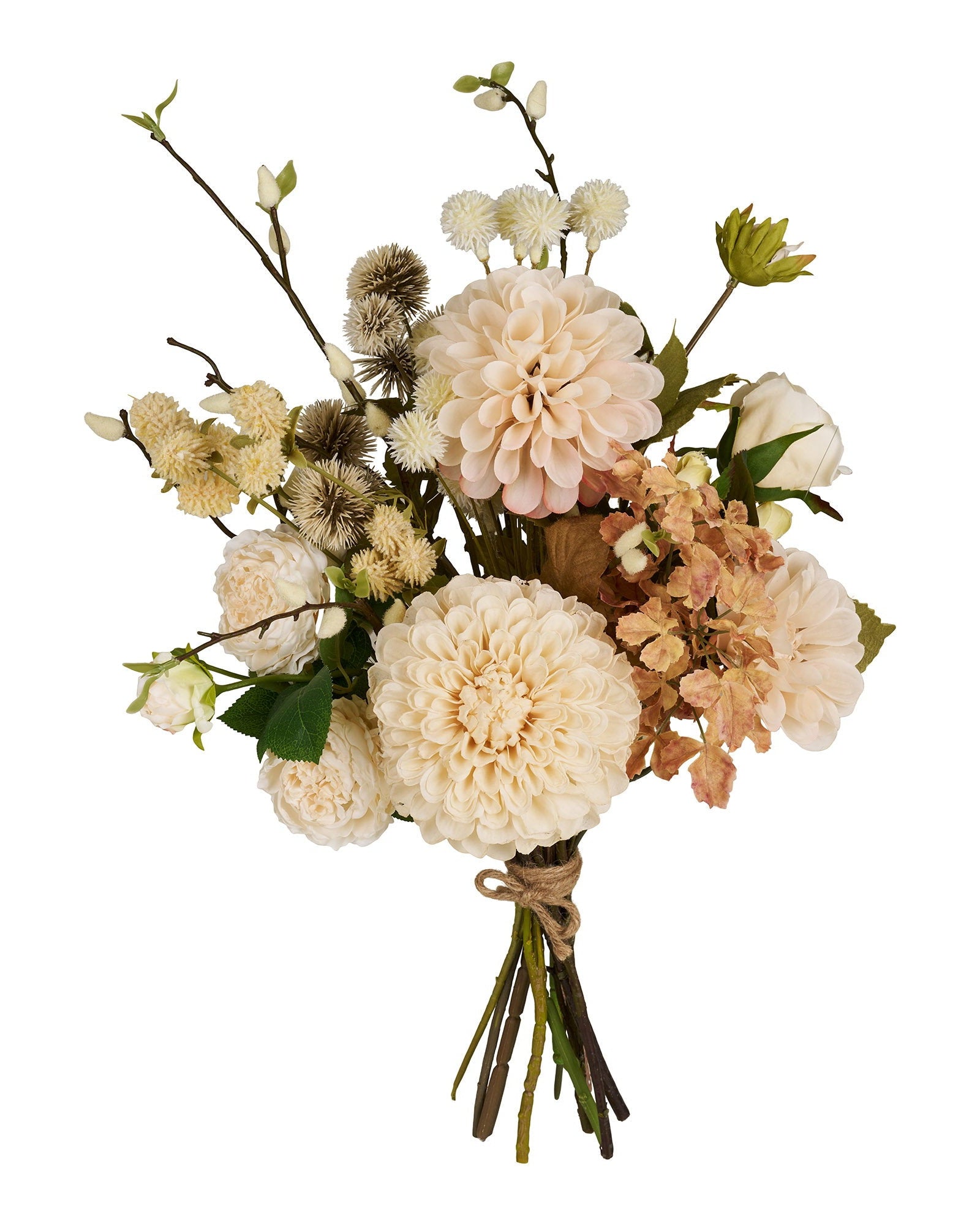 Caffè Latte - Bouquet, fiori artificiali, misti