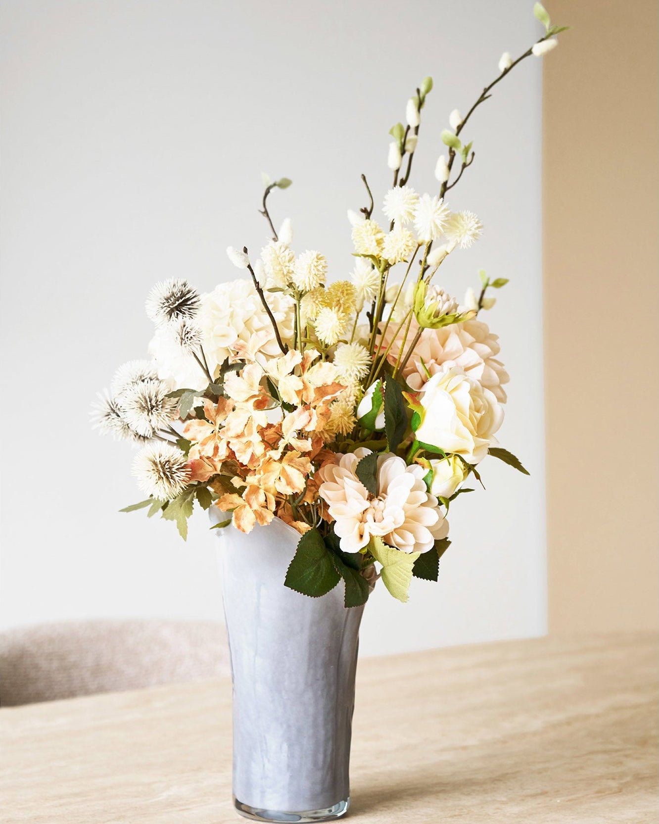 Caffè Latte - Bouquet, fiori artificiali, misti