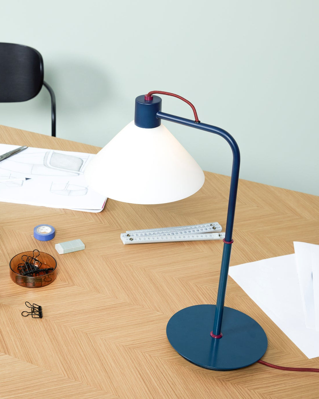 Spot - Lampada da tavolo blu