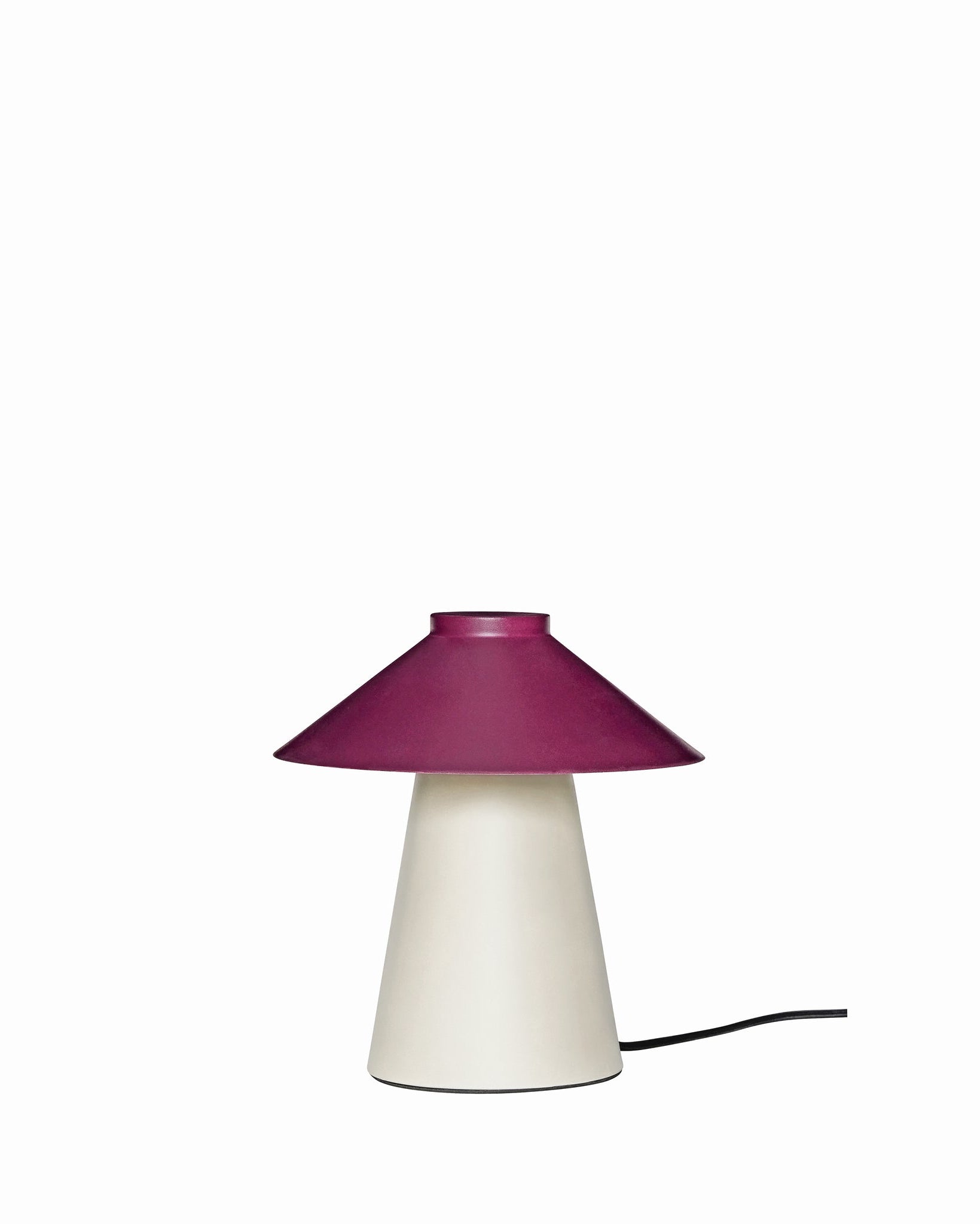 Chipper - Lampada da tavolo sabbia e rosso borgogna
