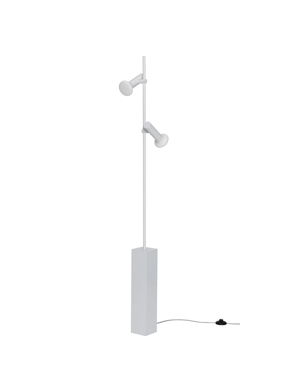 Set - Lampada da terra grigio chiaro