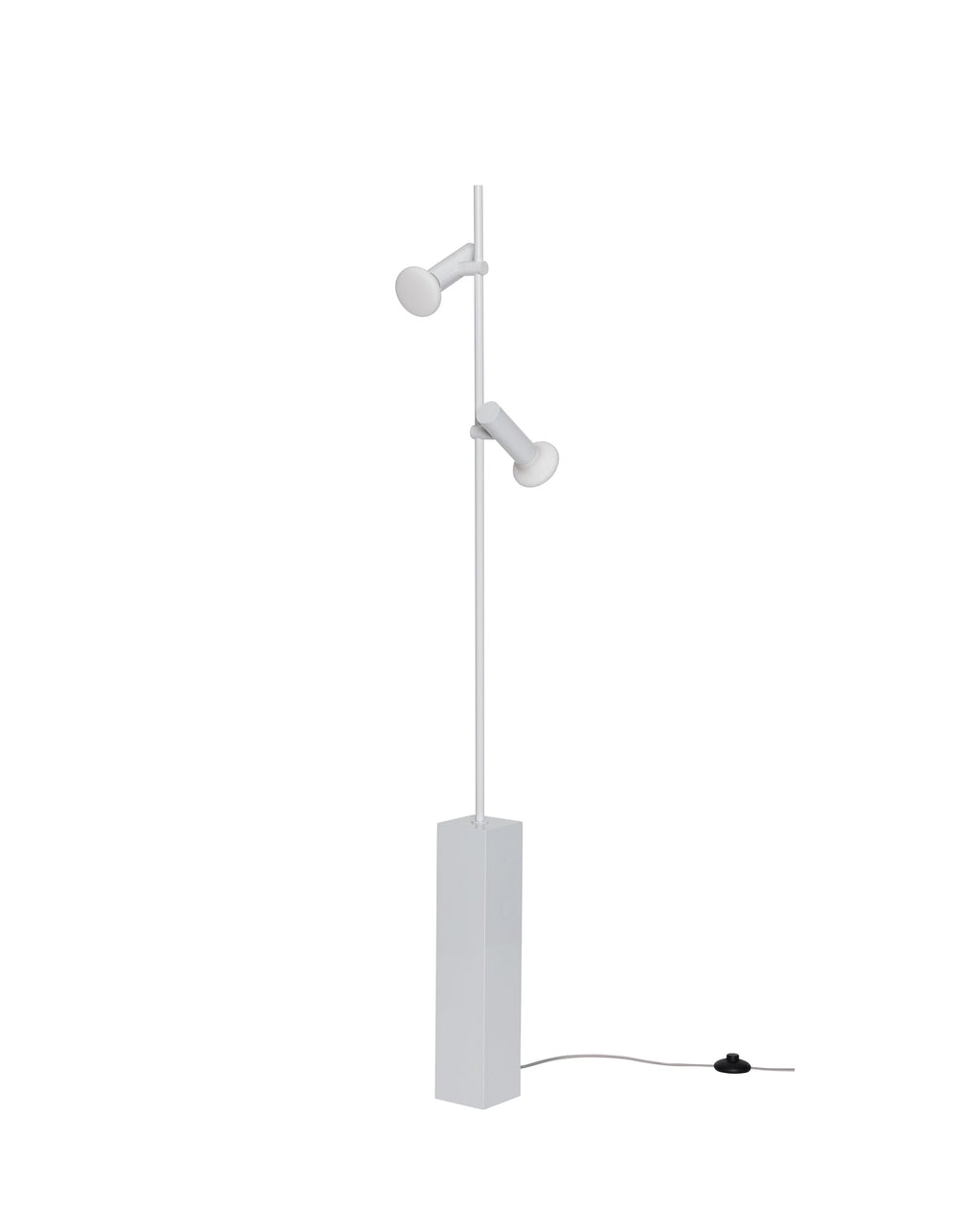 Set - Lampada da terra grigio chiaro
