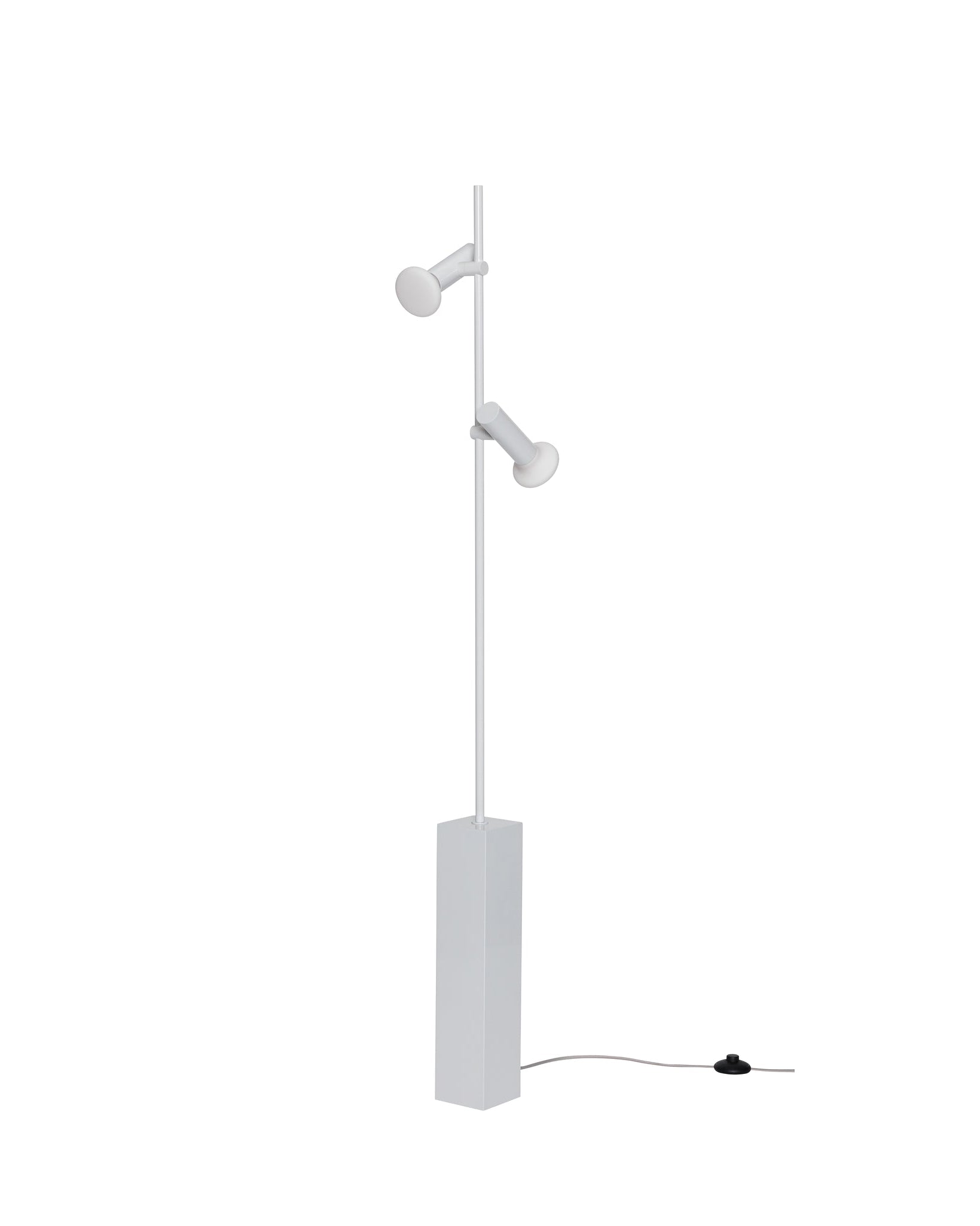 Set - Lampada da terra grigio chiaro