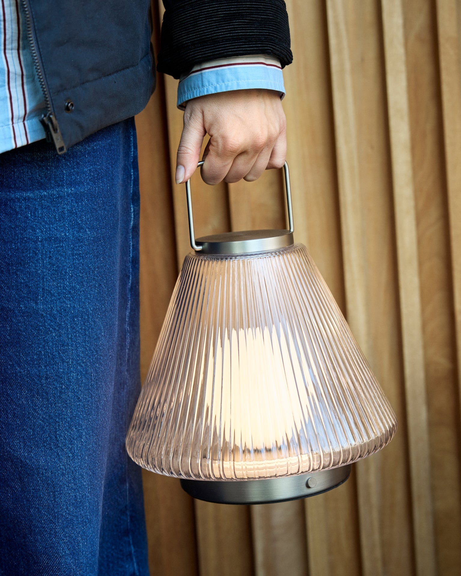 Tou - Lanterna LED portatile, trasparente