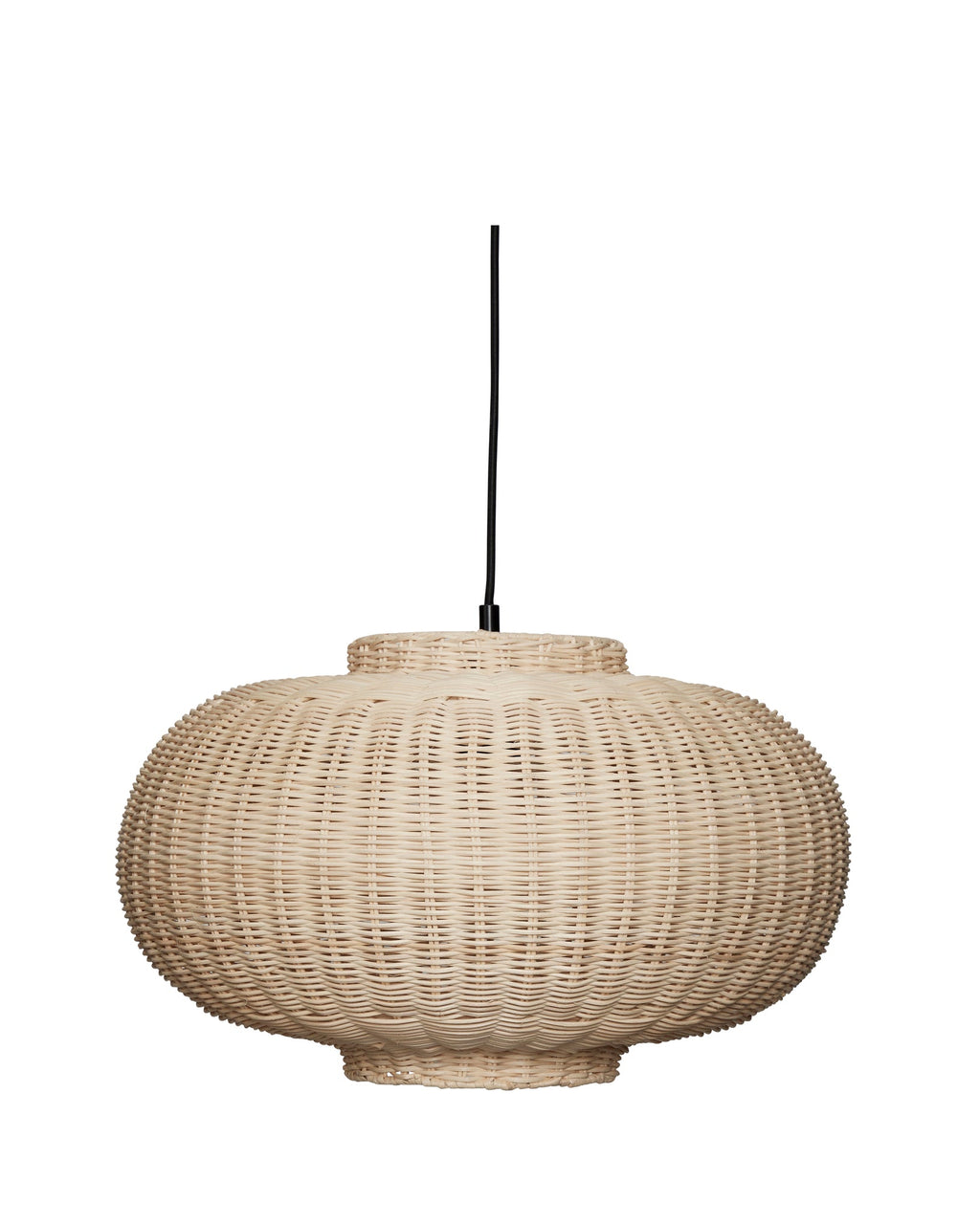 Chand - Lampada a sospensione ellisse in rattan