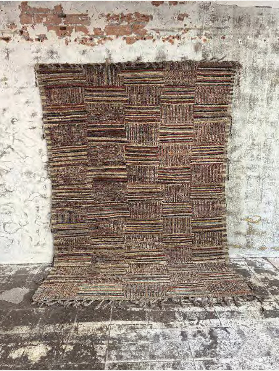 Afghan 0294 - tappeto in lana tessuto a mano, multicolore, 290 x 209