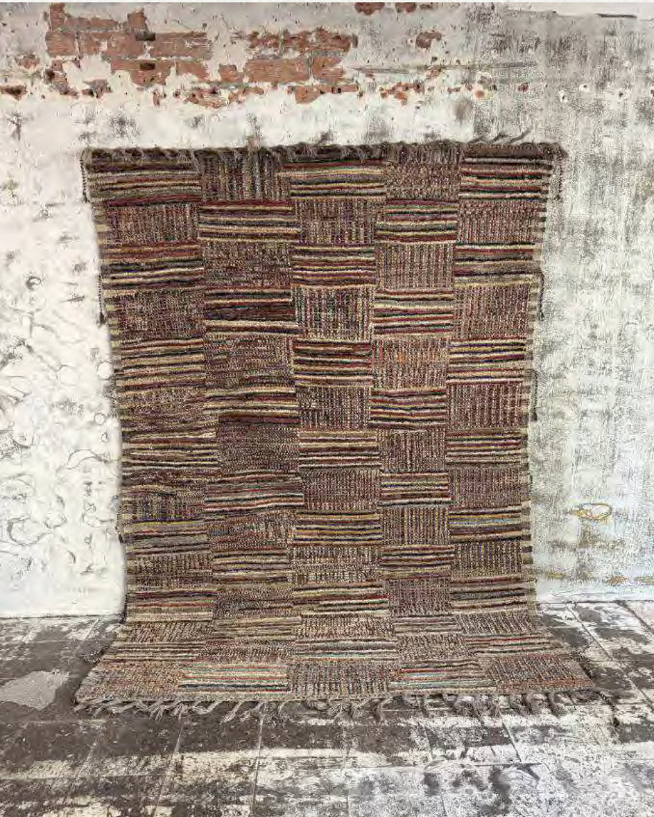 Afghan 0294 - tappeto in lana tessuto a mano, multicolore, 290 x 209