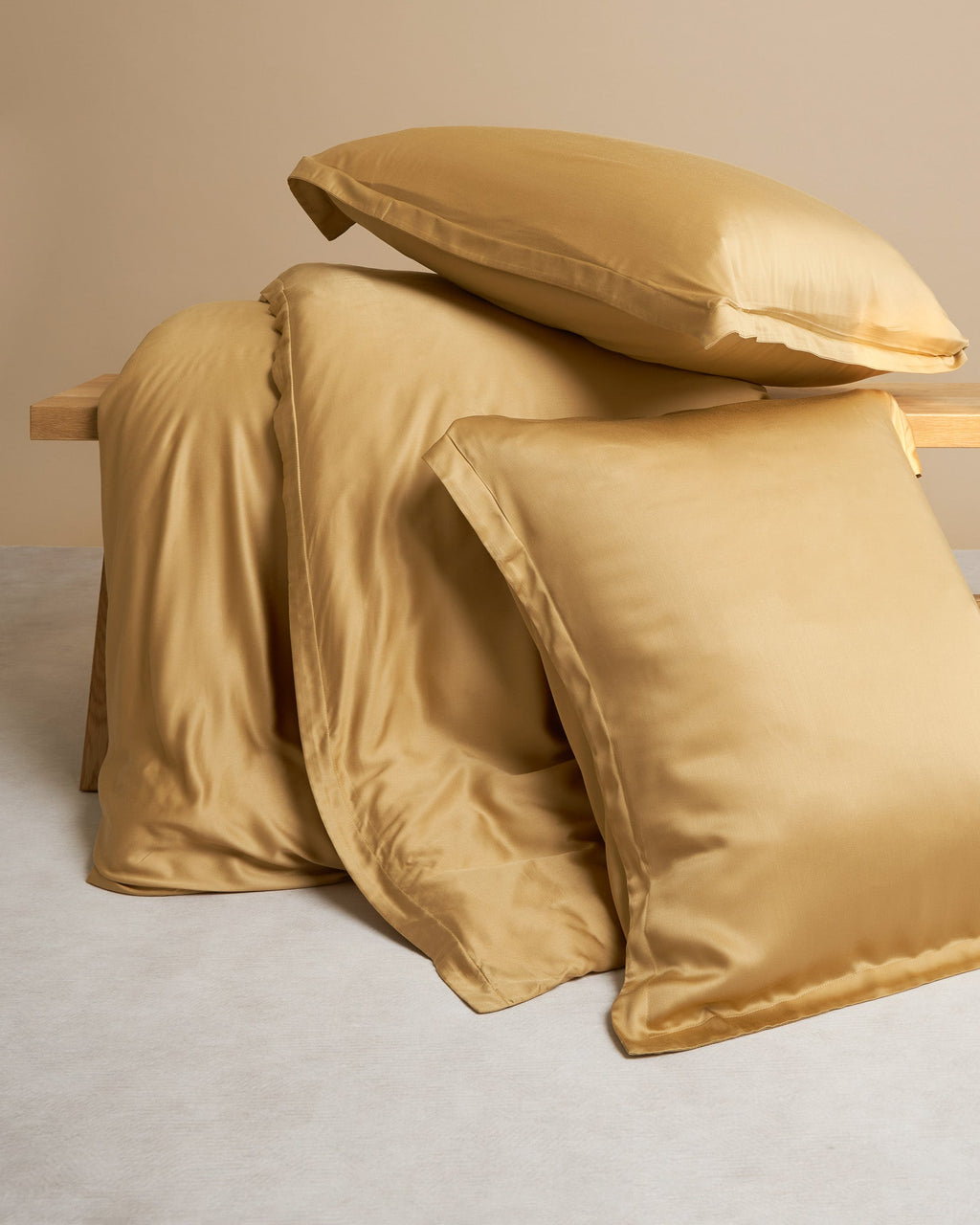 Bamboo - copripiumino in eco bamboo giallo, 240x220