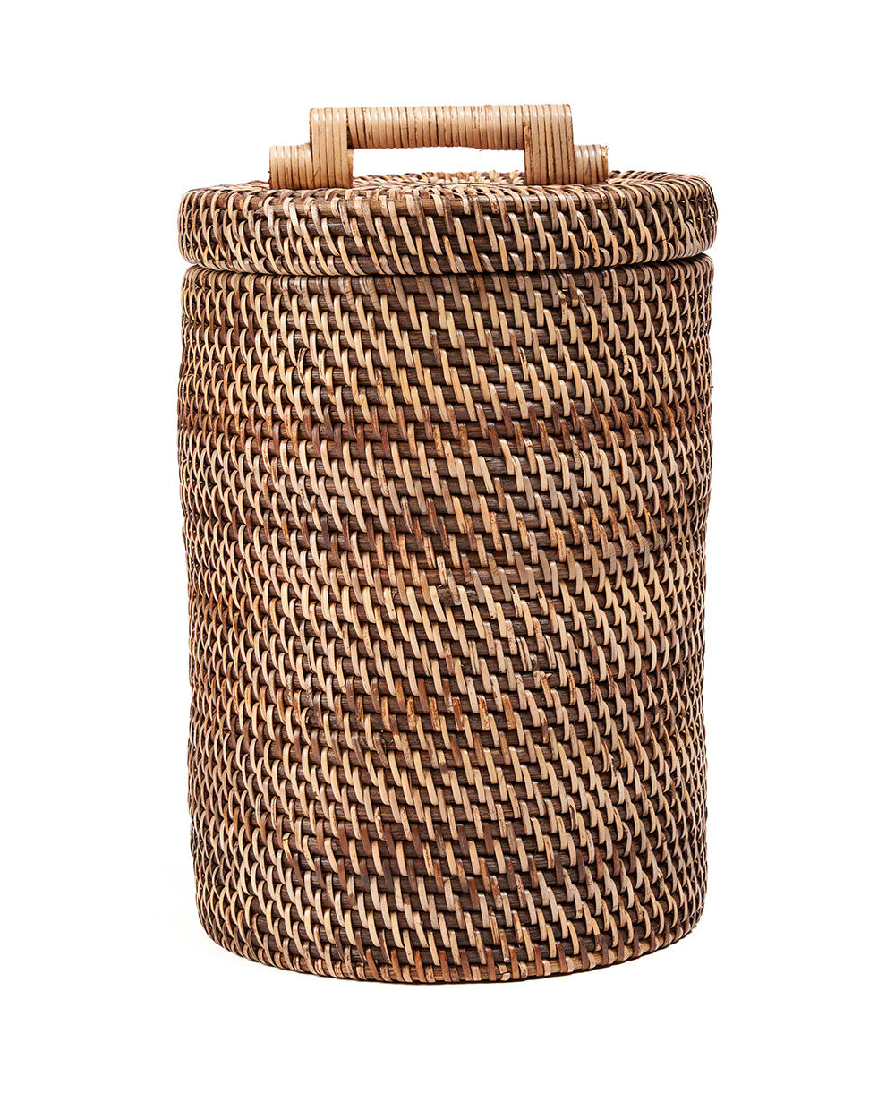 The rattan bin - cesto alto in rattan naturale