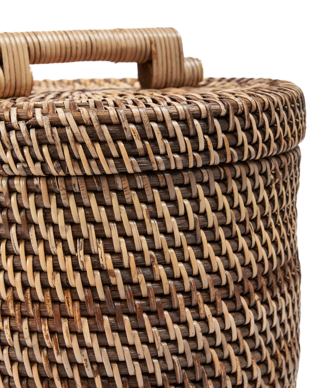 The rattan bin - cesto alto in rattan naturale