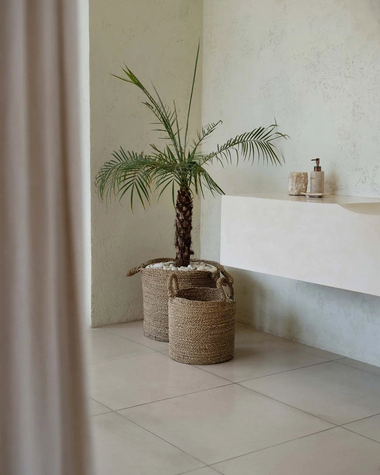 Sensity M - Cesto di alghe marine intrecciate