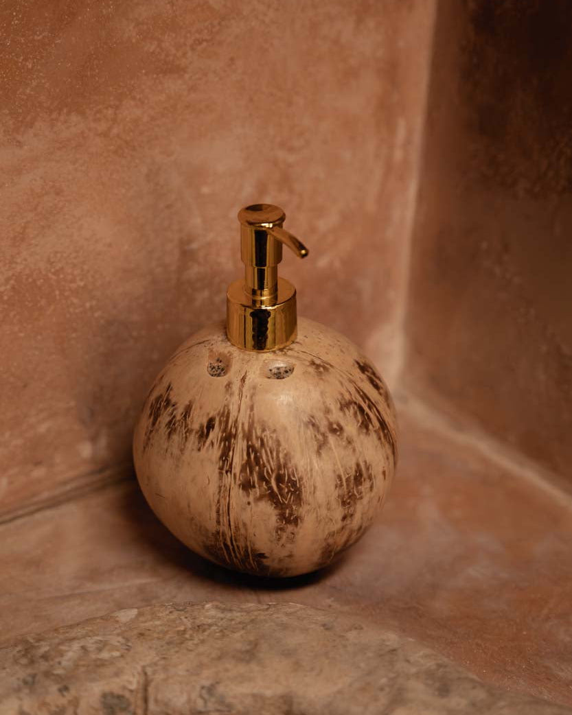 Cocunat - Dispenser per sapone in legno di cocco
