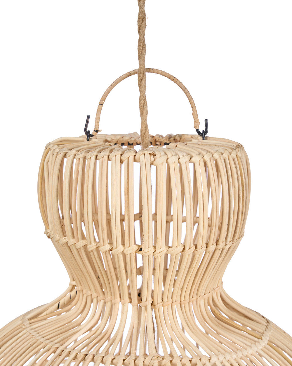 Matcha Whisk M - Lampada a sospensione in rattan