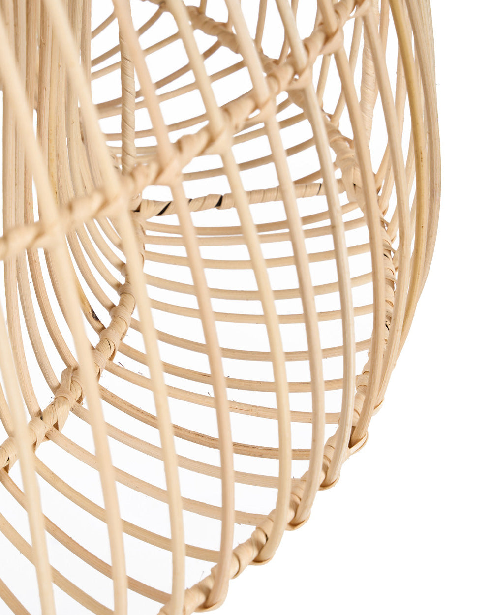 Matcha Whisk M - Lampada a sospensione in rattan