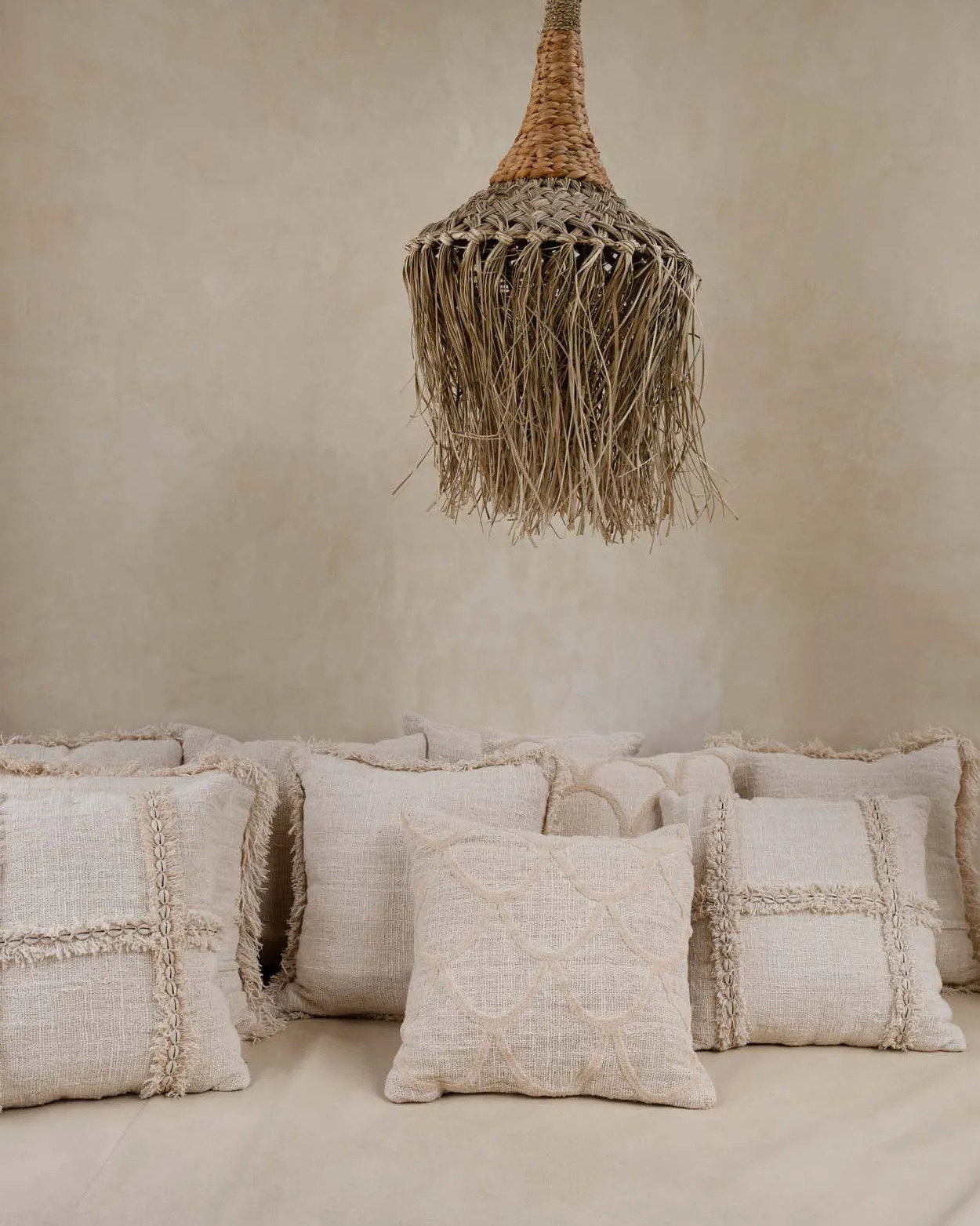 Nomad - Fodera per cuscino in cotone tinta naturale