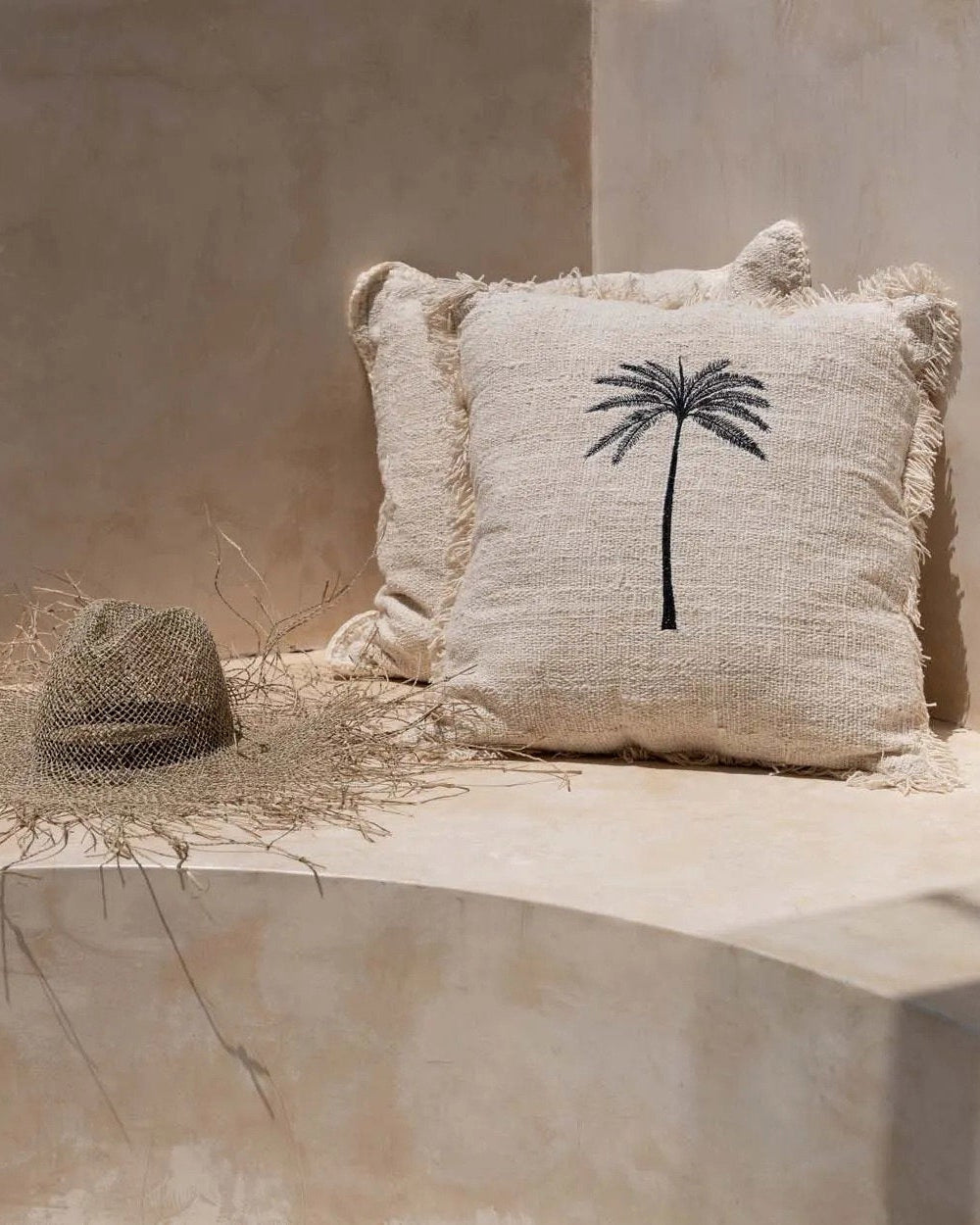 Gili Palm - Federa per cuscino in cotone con palma