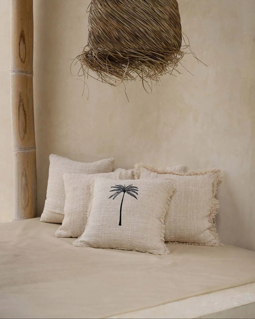 Gili Palm - Federa per cuscino in cotone con palma