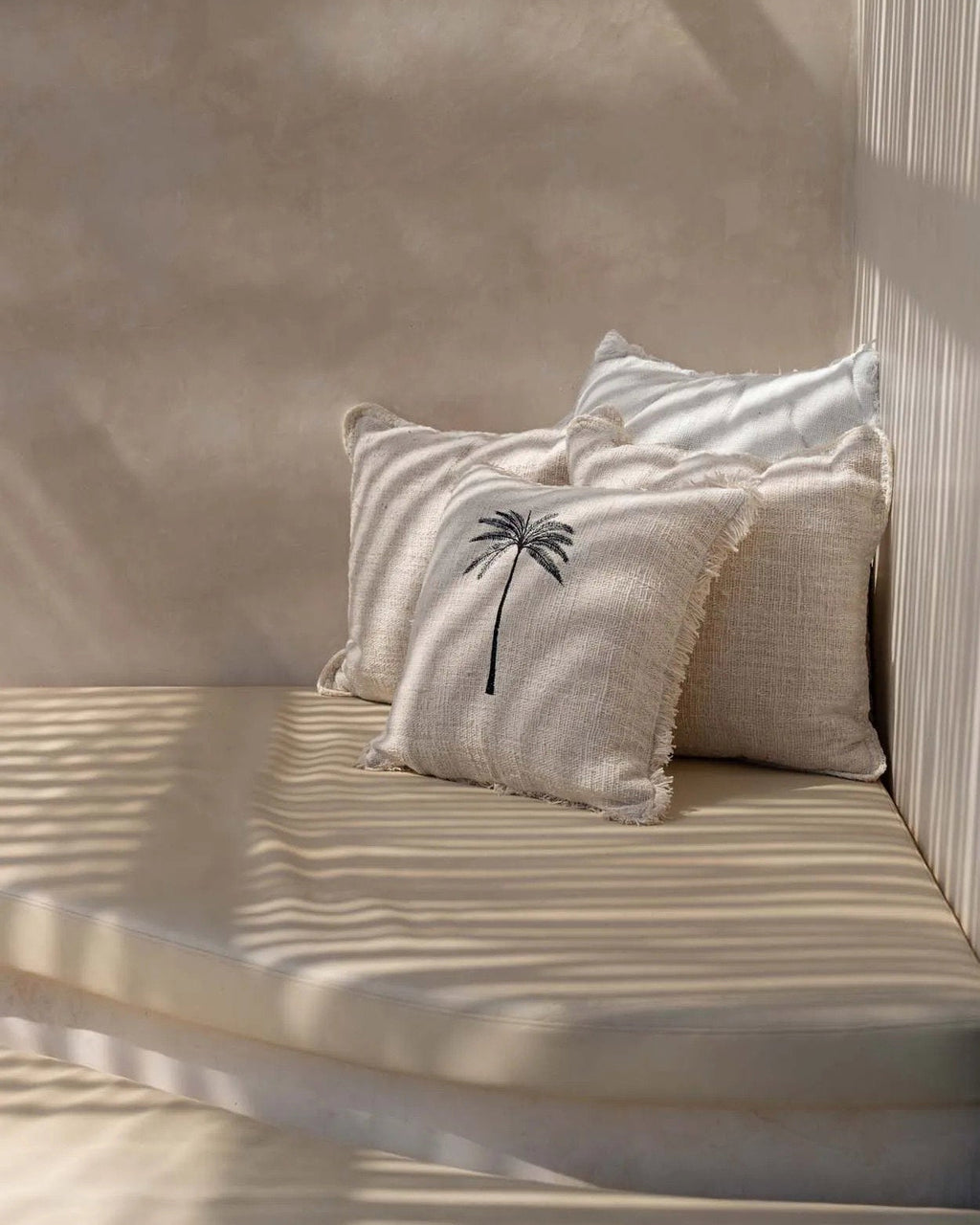 Gili Palm - Federa per cuscino in cotone con palma