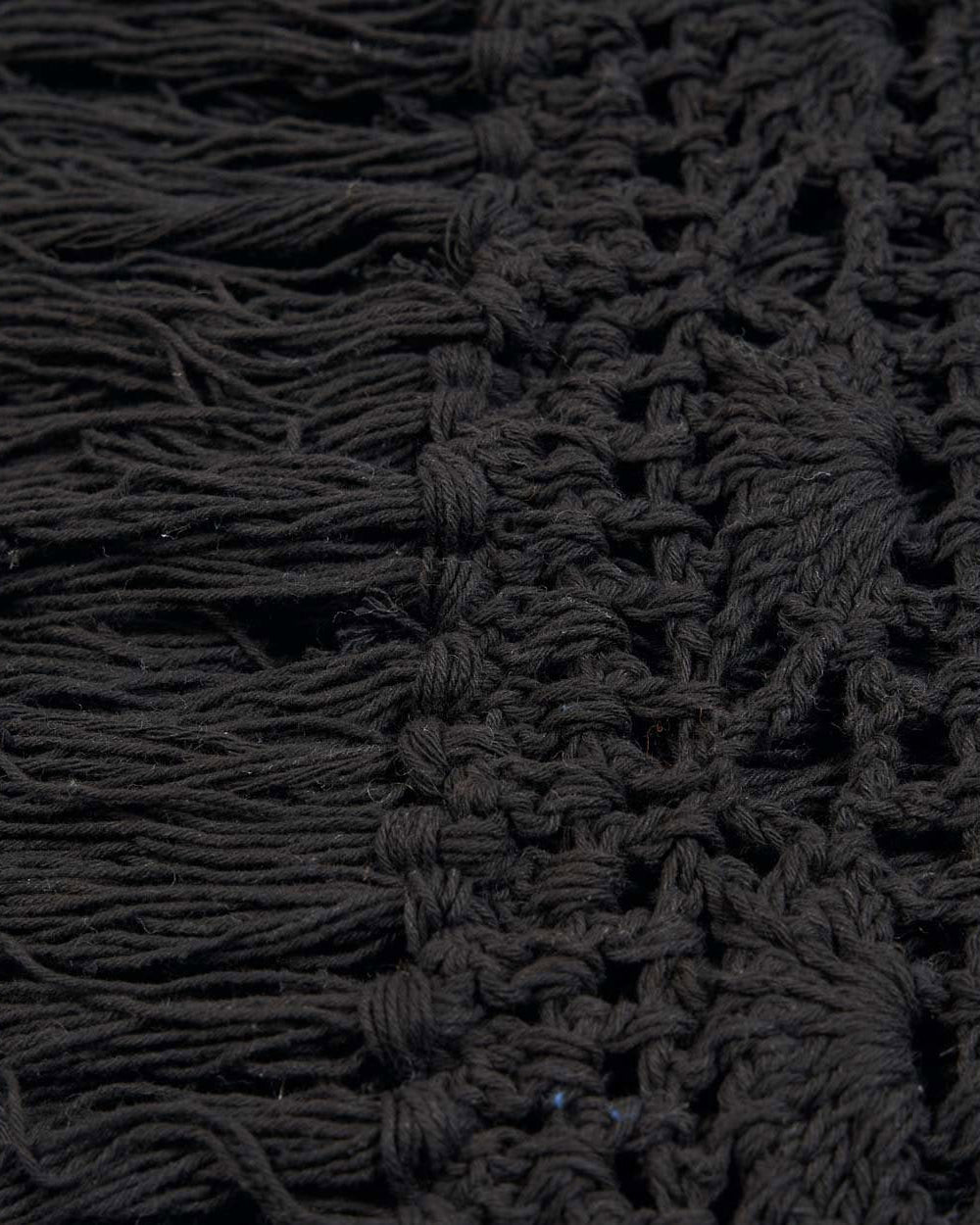 The Gypsy - plaid in cotone nero