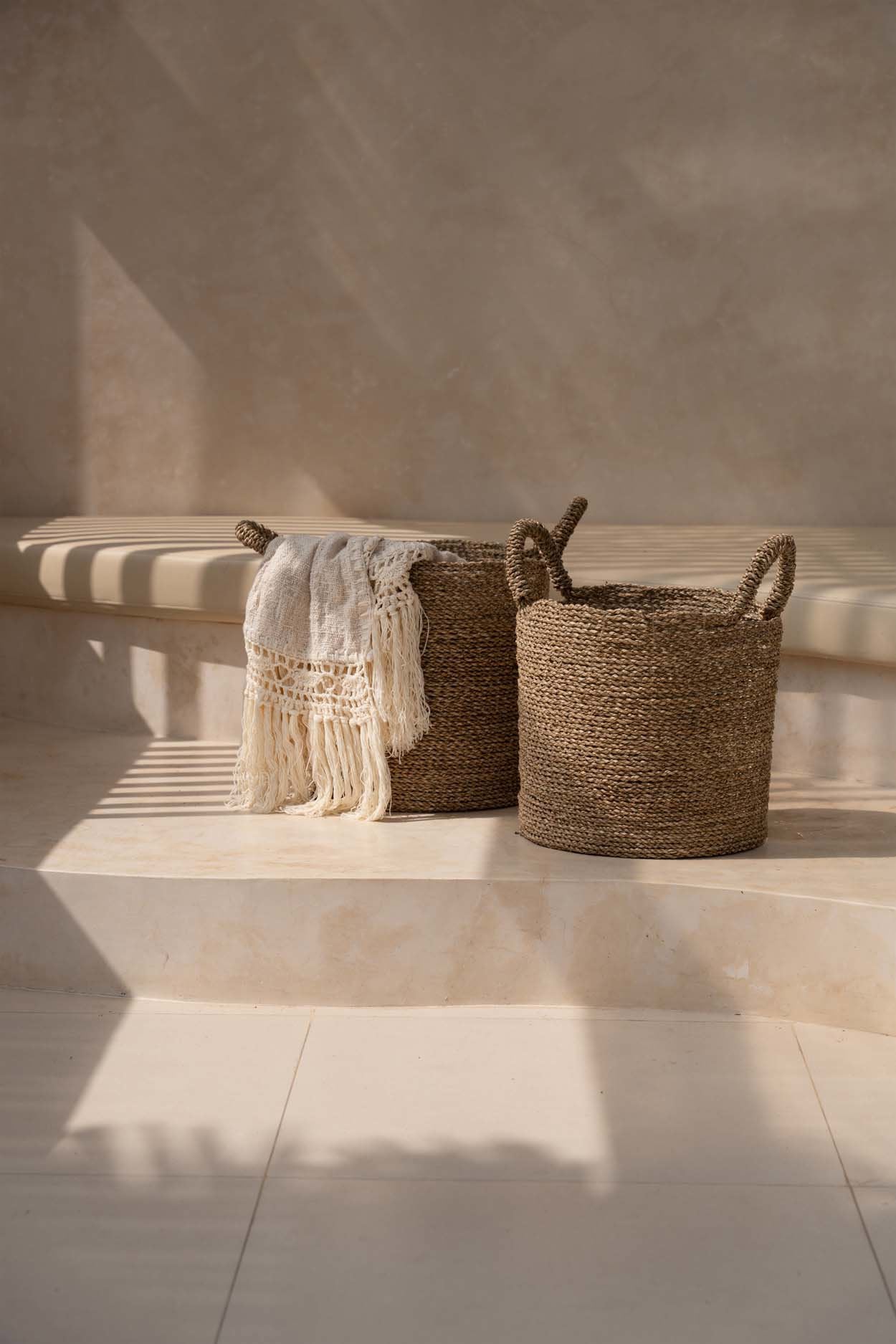 The Gypsy - Plaid in cotone bianco