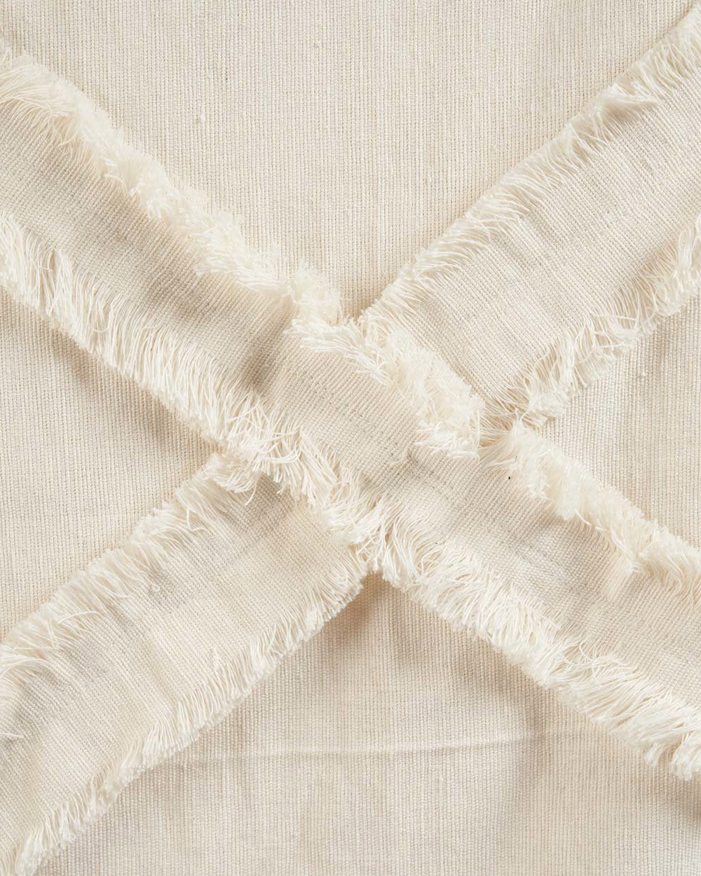 The Berber - Copriletto in cotone bianco avorio