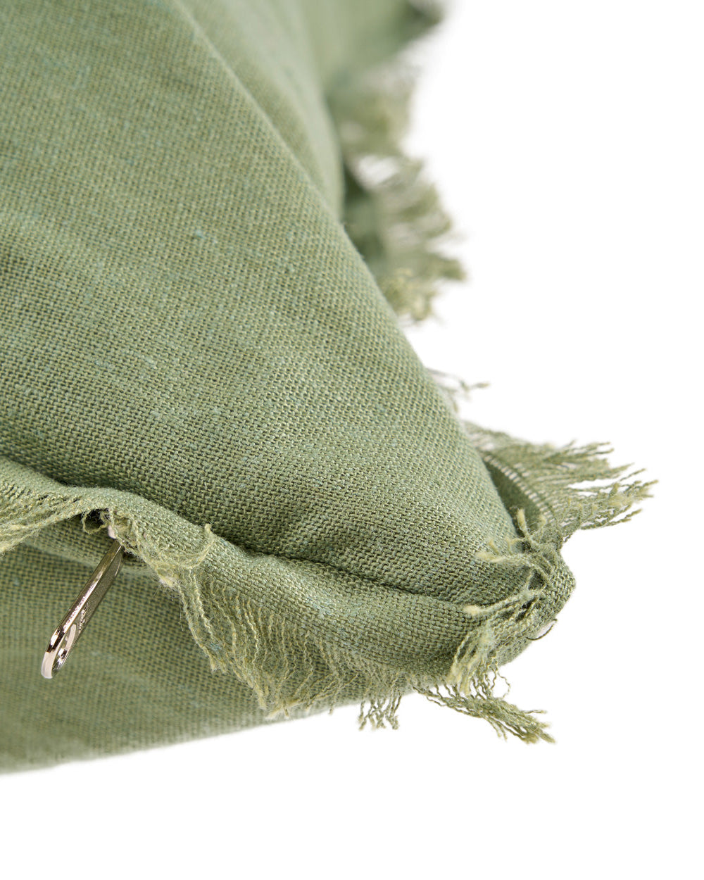 Minty Fresh - fodera per cuscino in lino verde menta, 50 x 50