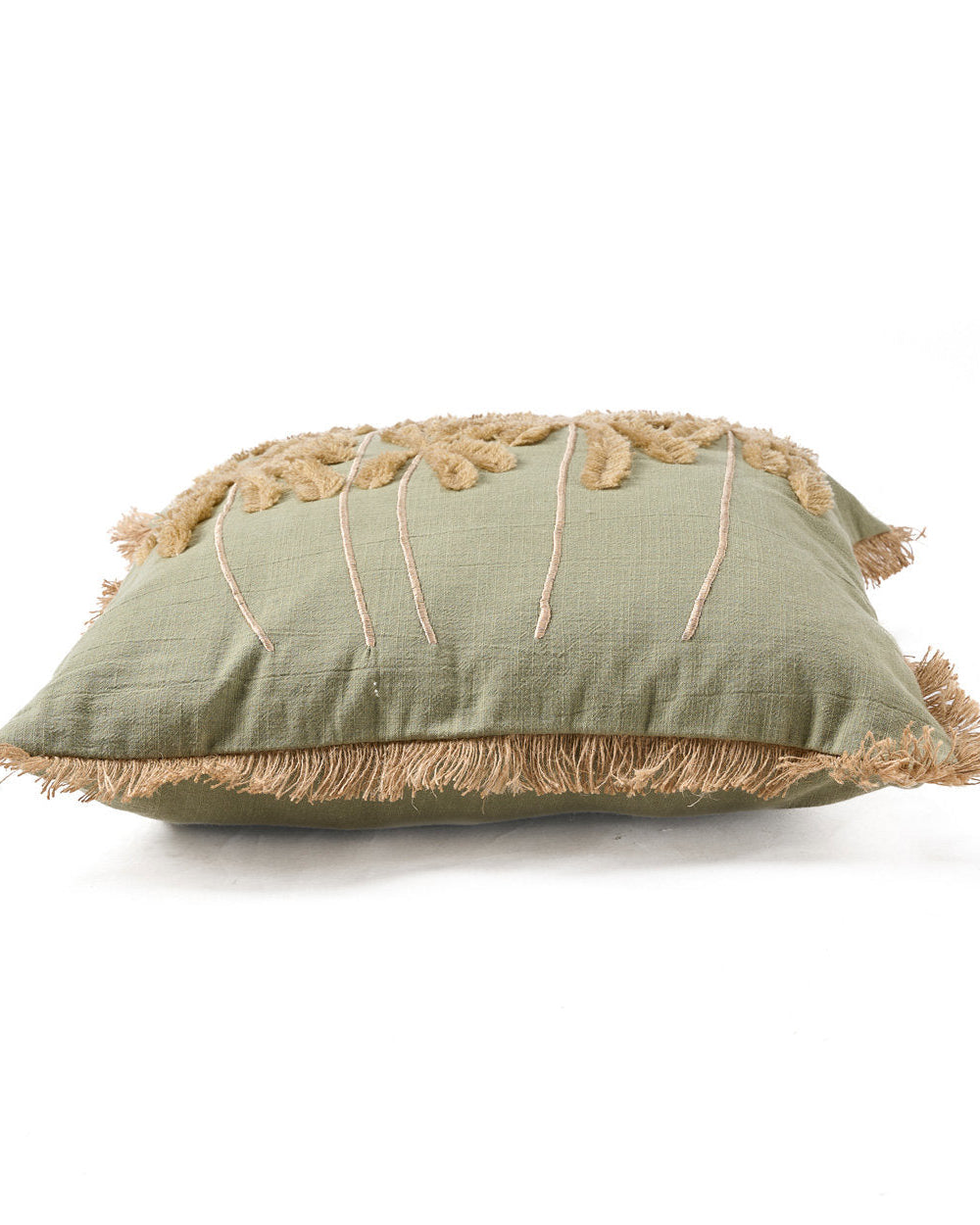 Tropical Breeze - Fodera per cuscino in cotone, verde, 50 x 50