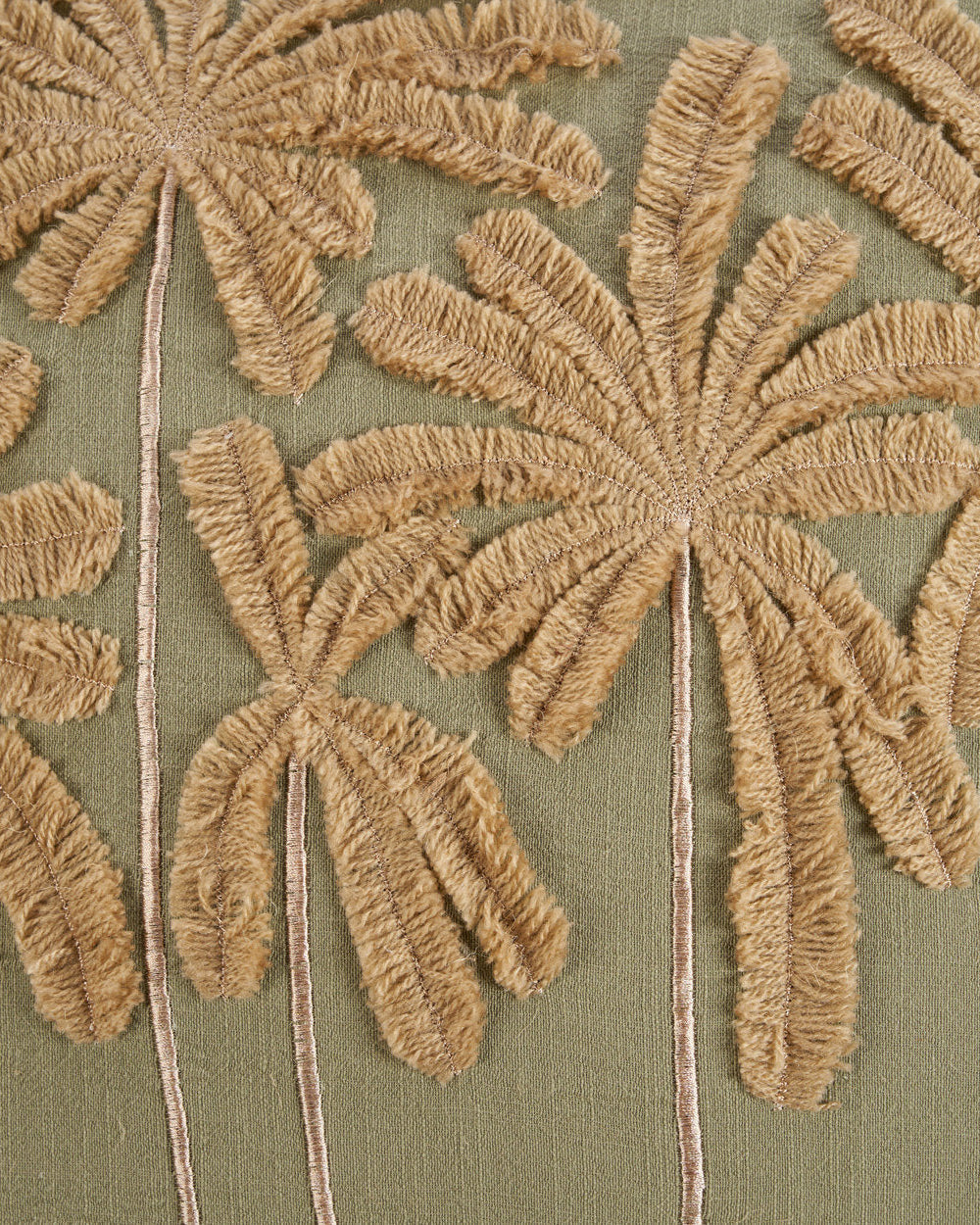 Tropical Breeze - Fodera per cuscino in cotone, verde, 50 x 50