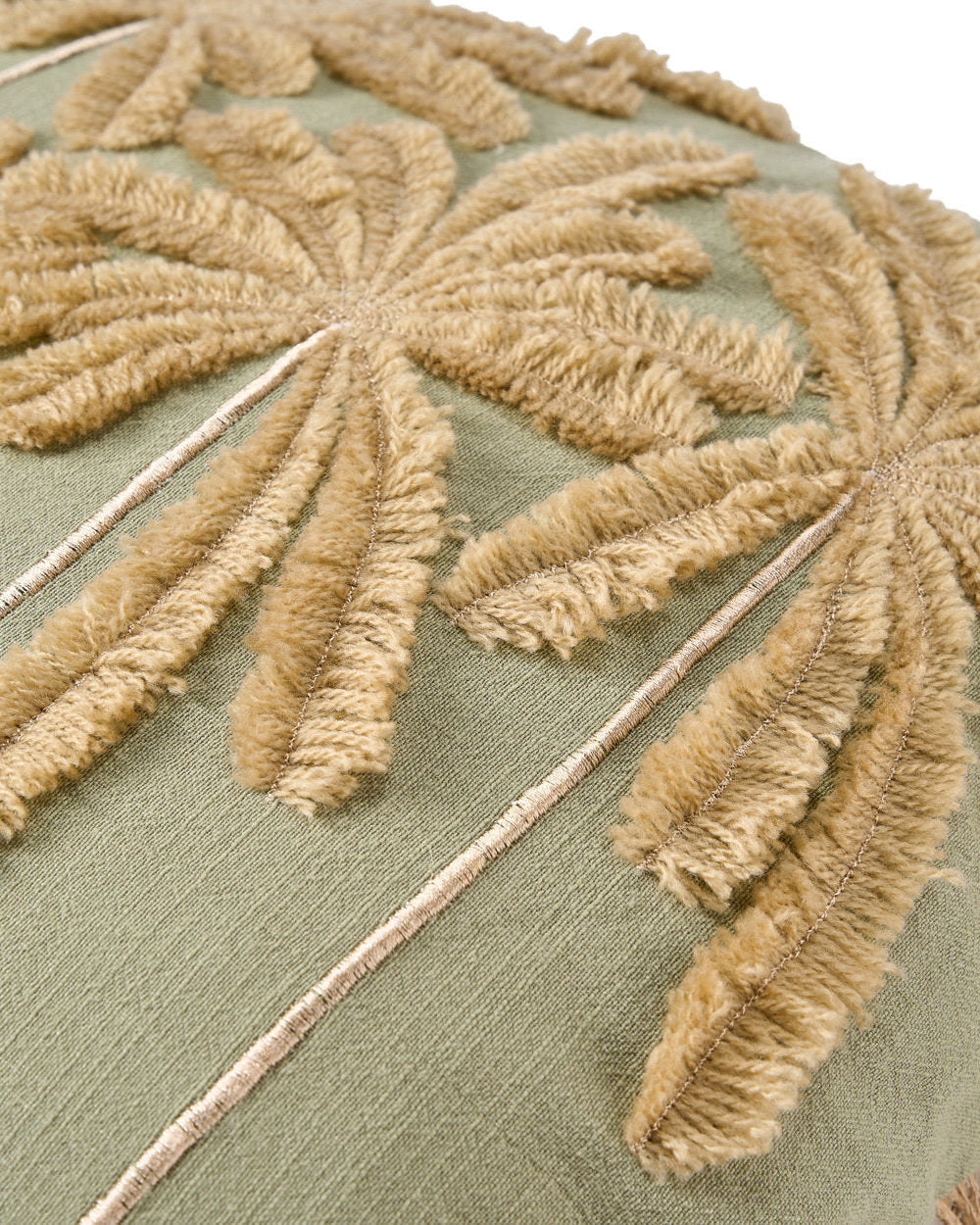 Tropical Breeze - Fodera per cuscino in cotone, verde, 50 x 50