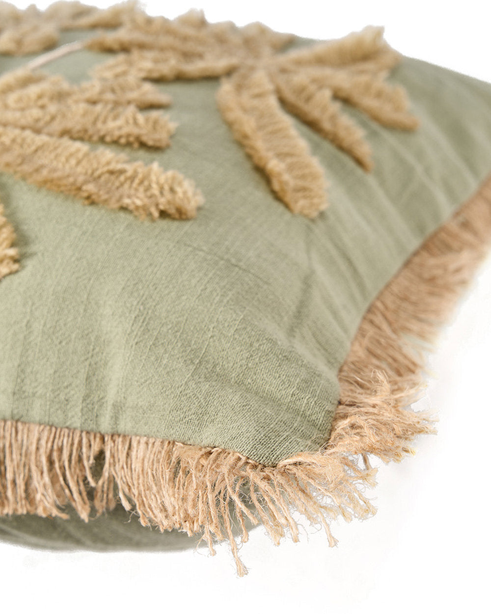 Tropical Breeze - Fodera per cuscino in cotone, verde, 50 x 50
